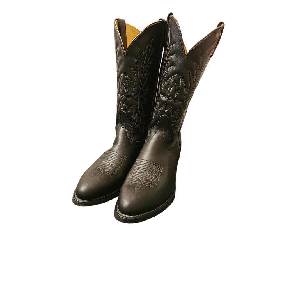 NEW‎ Black vintage wrangler boots men's size 9